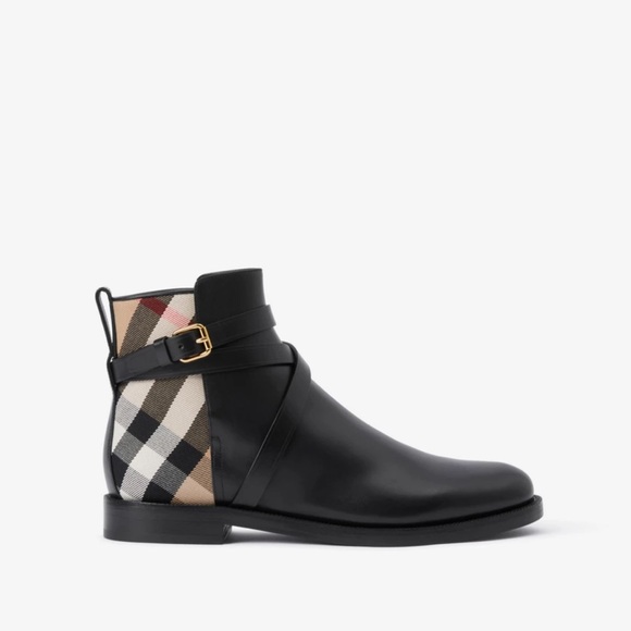Burberry ankle leather boots - Picture 6 of 6